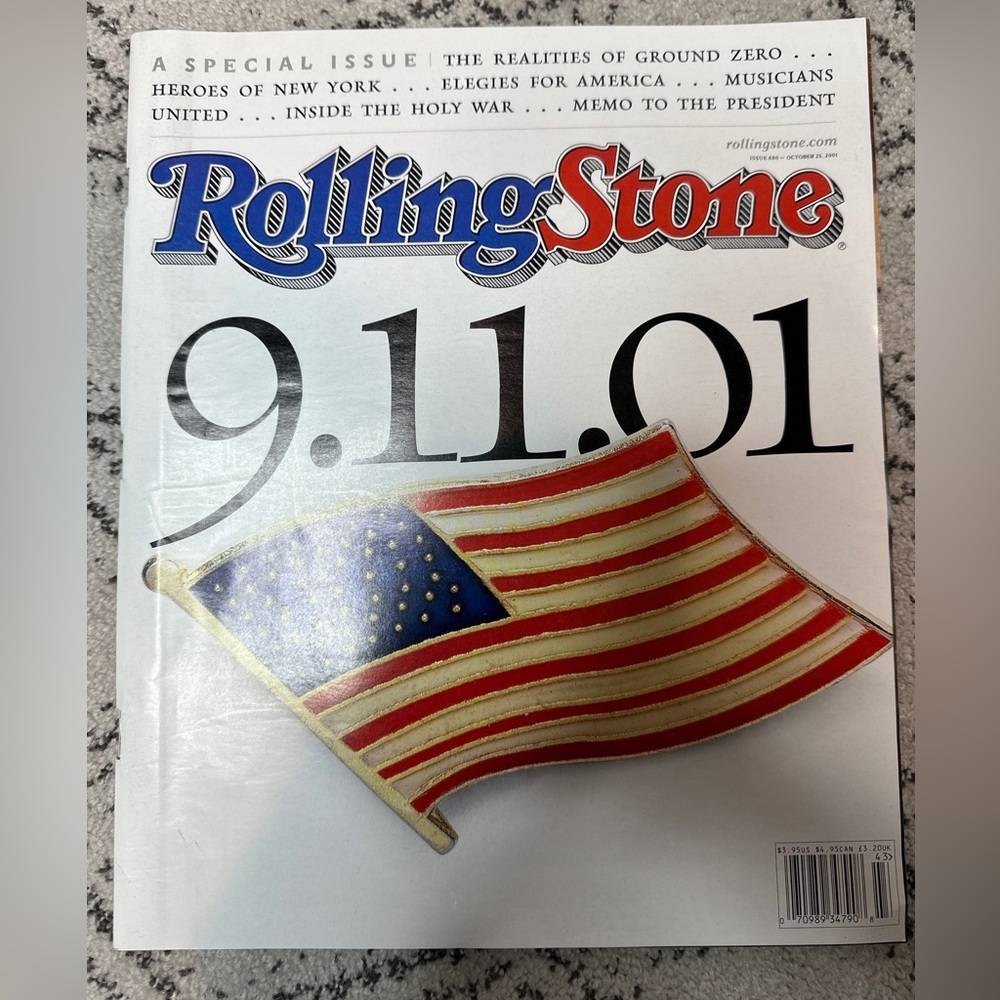 Rolling Stone Magazine 9.11.01